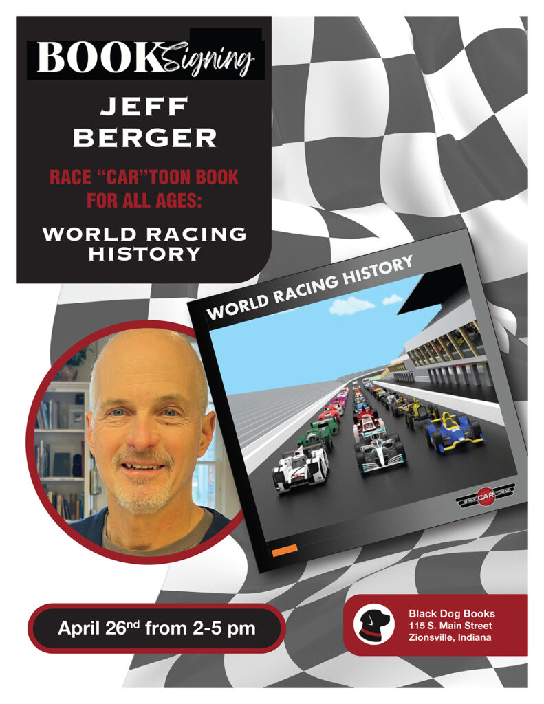 WORLD RACING HISTORY with JEFF BERGER – BOOK EVENT – BLACK DOG BOOKS
